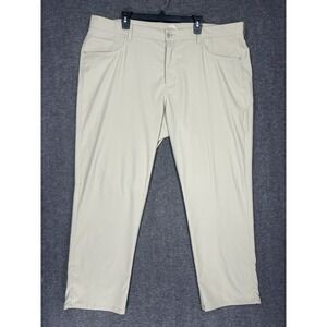 Tommy Bahama Pants Mens 44x30 Beige Island Zone Performance 5 Pocket Chinos Golf
